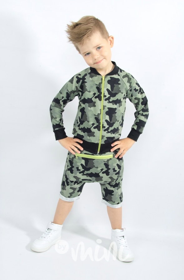 Army chlapecká mikina na zip