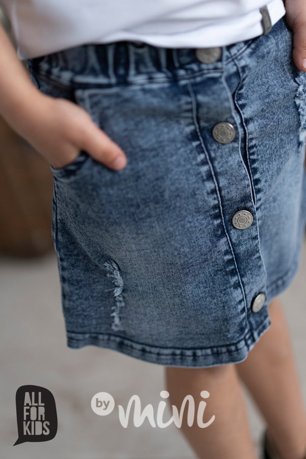 Jeans dětská sukně blue