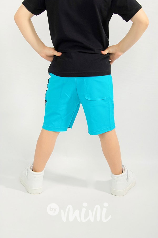 Tyrkys chlapecké shorts hvězdy