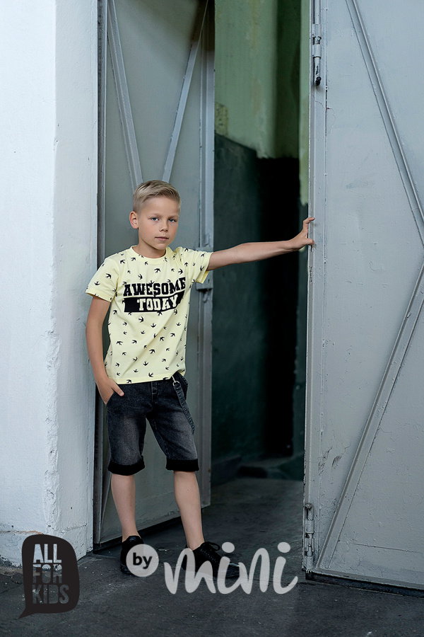 Jeans grafit kraťasy s laclem
