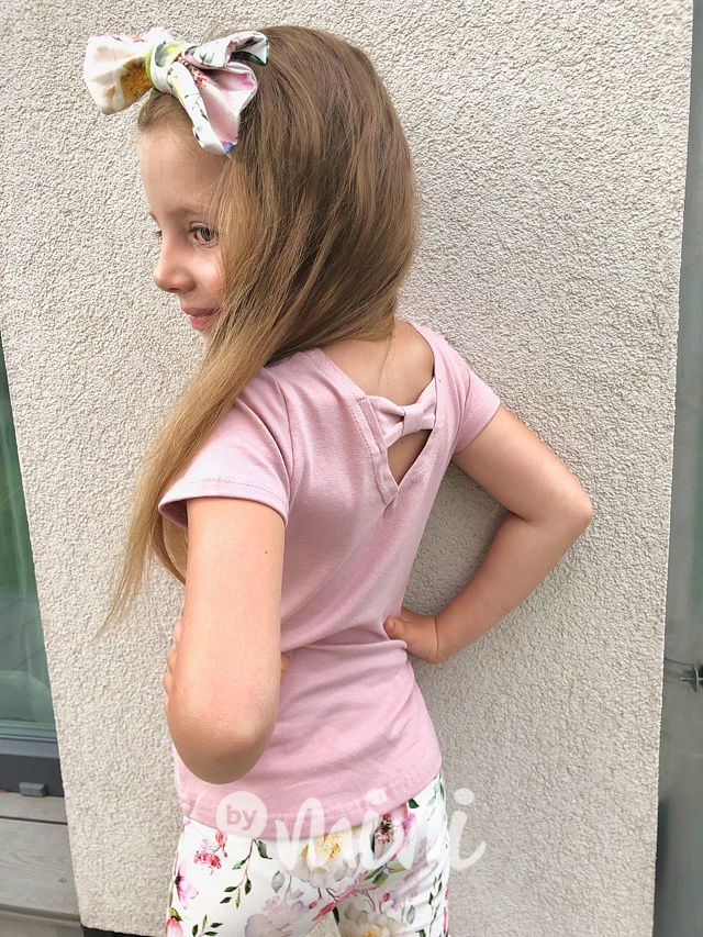 Mašličkový top pudrový