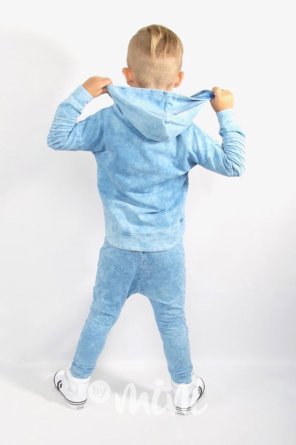 *Despacito* biker mikina jeans blue