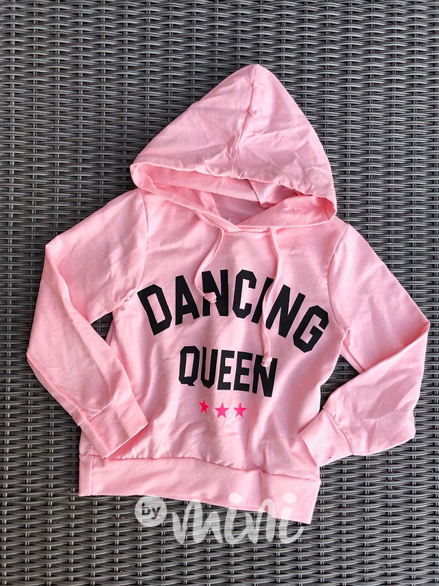Dancing QUEEN mikina růžová
