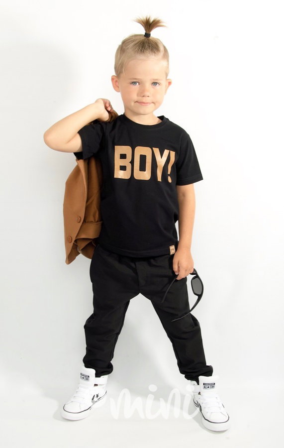BOY black/karamel triko