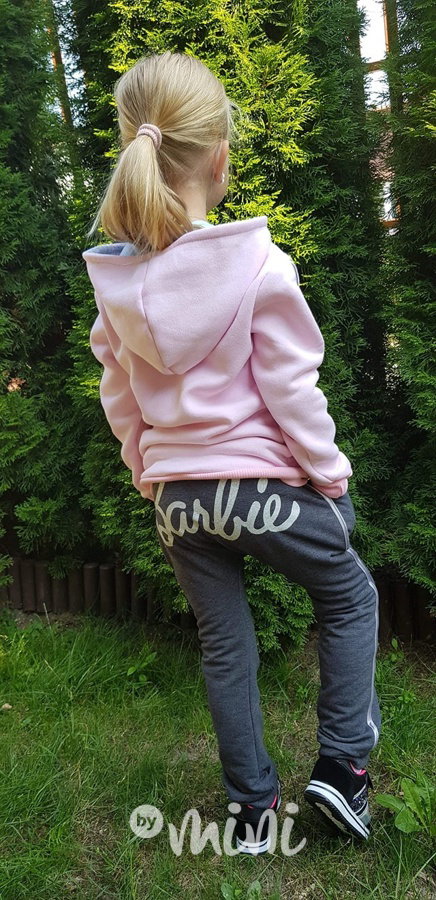 Barbie vyteplená souprava - candy pink