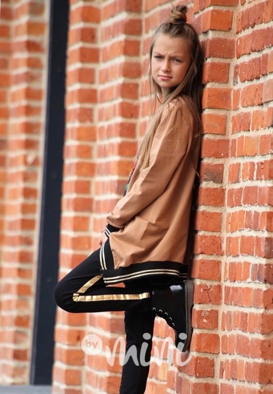 Hoodie dress mustard