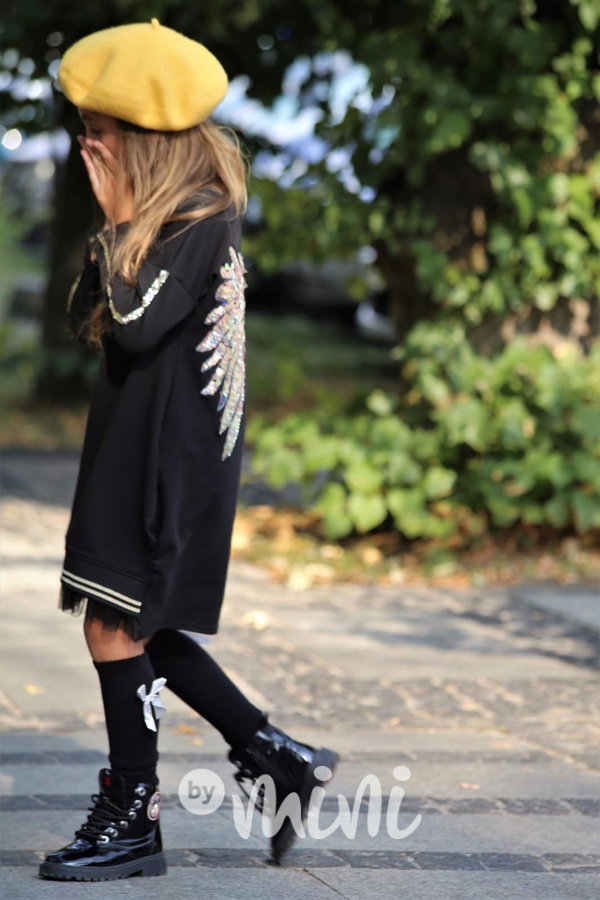Angel black dress
