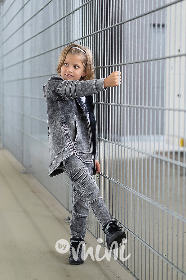 *Premium* Wolf ice black hoodie mikina