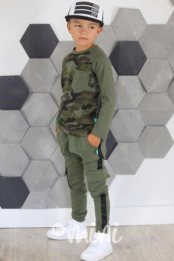 Army triko s kapsičkou