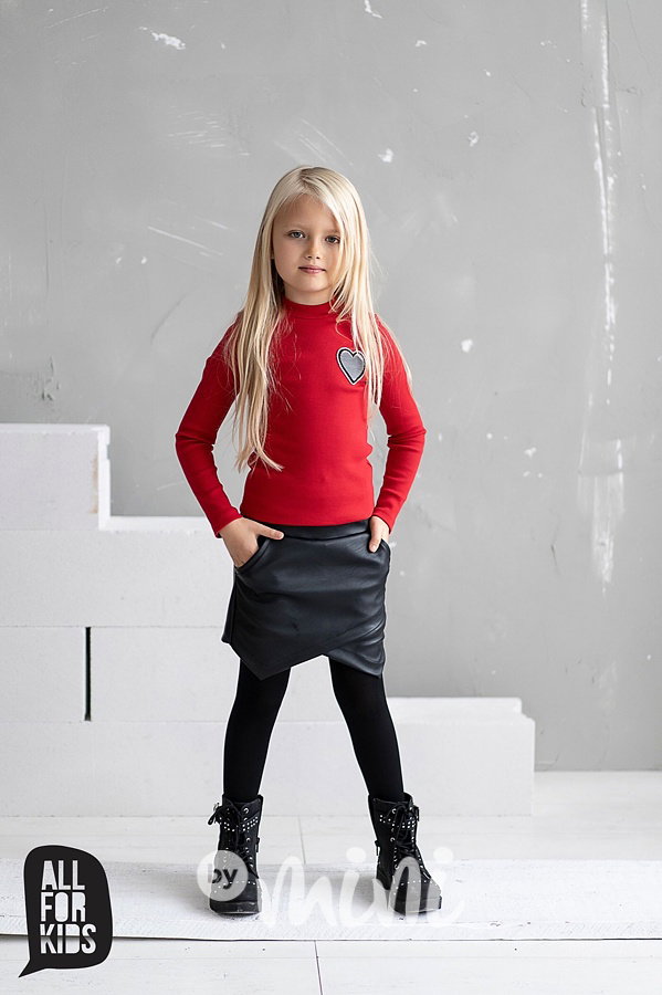 Sukňokraťasy leather look