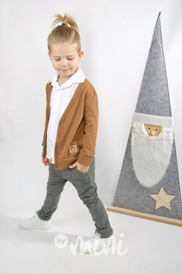 Elegant pants šedé