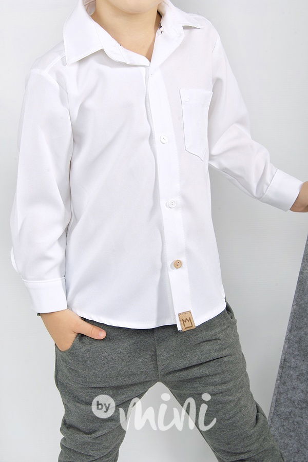 Elegant bavlněná košile bílá