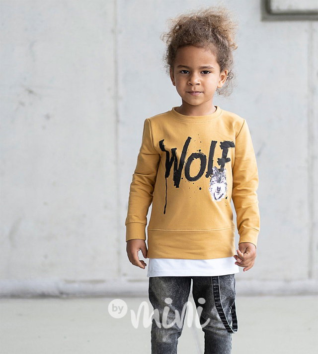 *Premium* wolf mikina - mustard