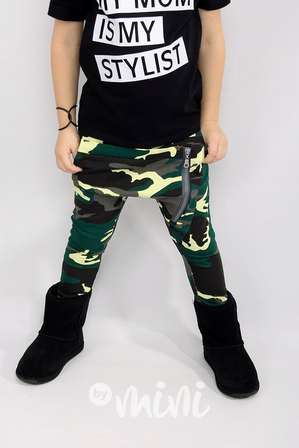 NEW army baggy zip - mini me