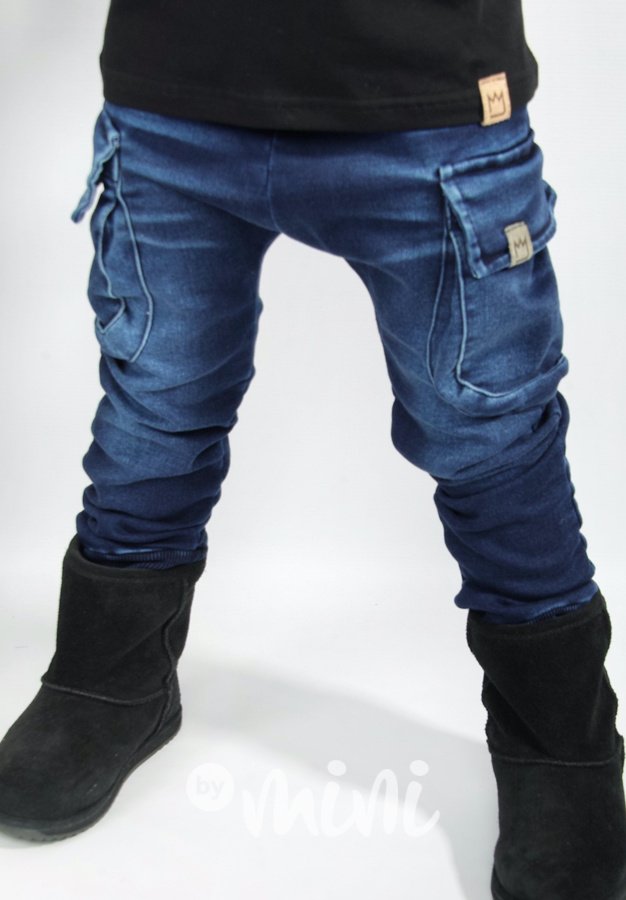 Dark jeans chlapecké baggy kapsáče