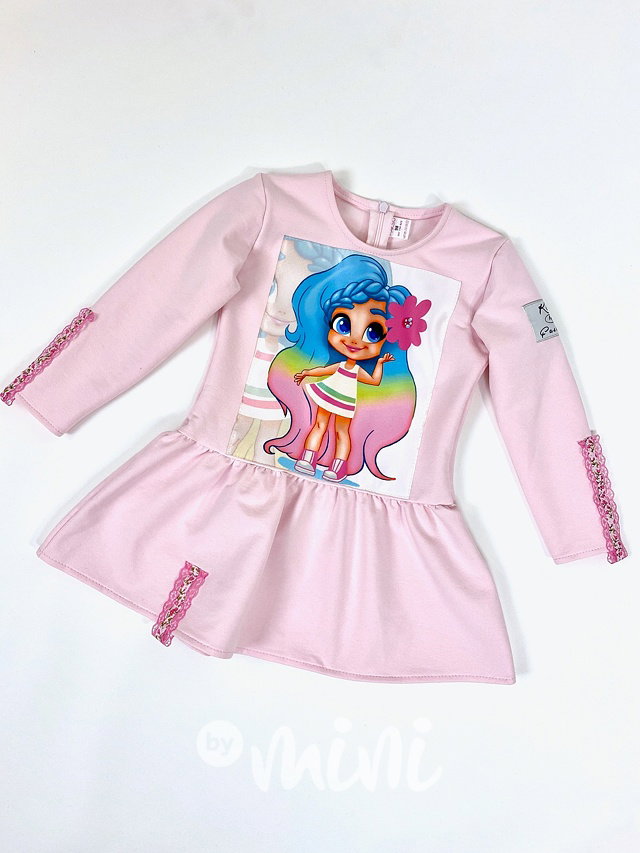 Doll šaty - pink