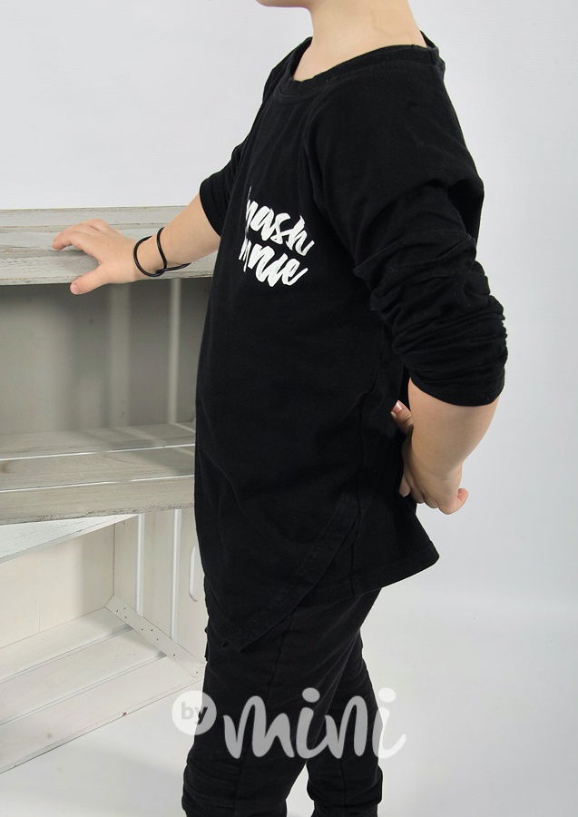 *Premium* mash black triko s prošitím