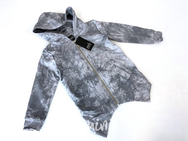 *Premium* wild mikina - grey tie dye