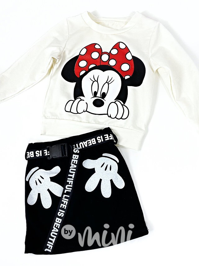 Minnie dívčí souprava se sukní