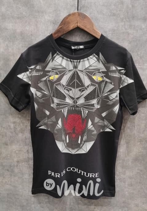 Premium T-shirt Tiger - černé