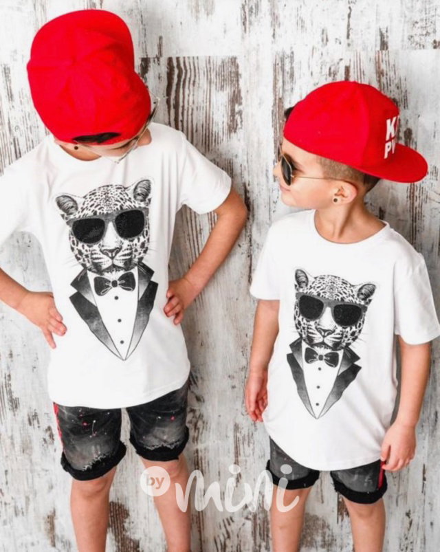 Premium T-shirt Gentleman - bílé