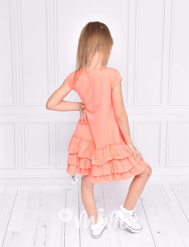 Orange dress dětské šaty*TOP*