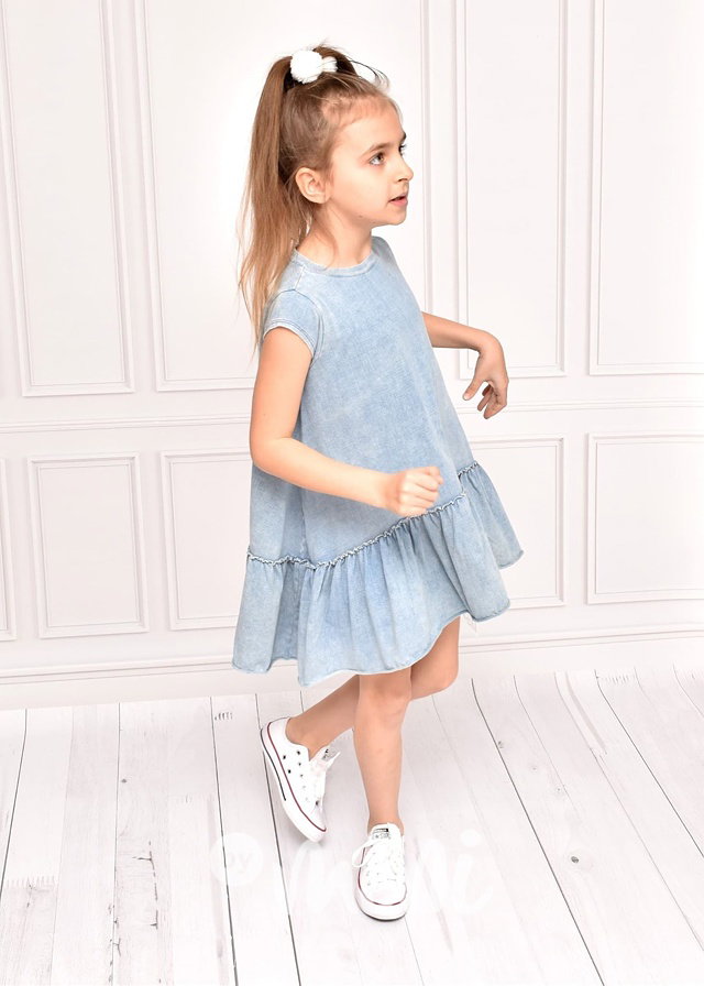 Soft denim oversize šaty *TOP*