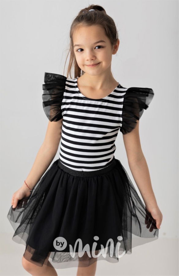 Black tutu tylová sukýnka