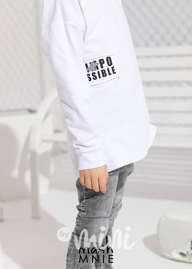 Soft baggy jeans se zipy ice black *Premium*