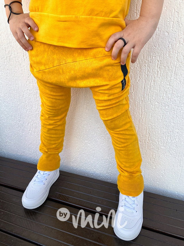 Despacito baggy acid wash yellow