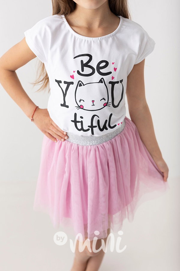 Be YOUtiful dívčí blůzka - bílá