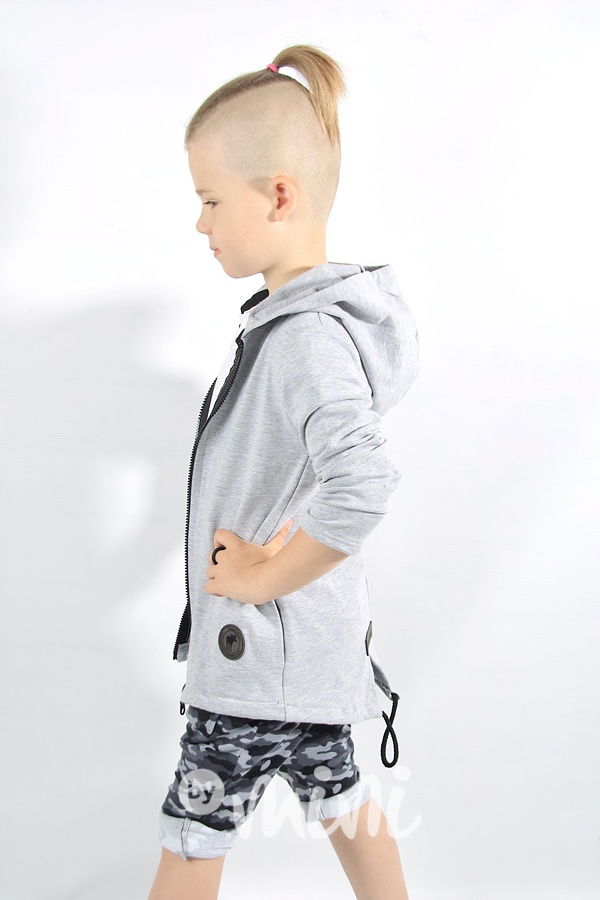 Grey long mikina *DreamDress*