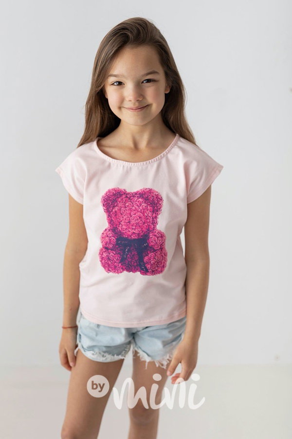 Rose bear blůzka růžová *Lily*