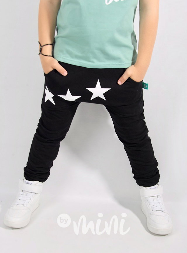 Stars baggy tepláčky černé