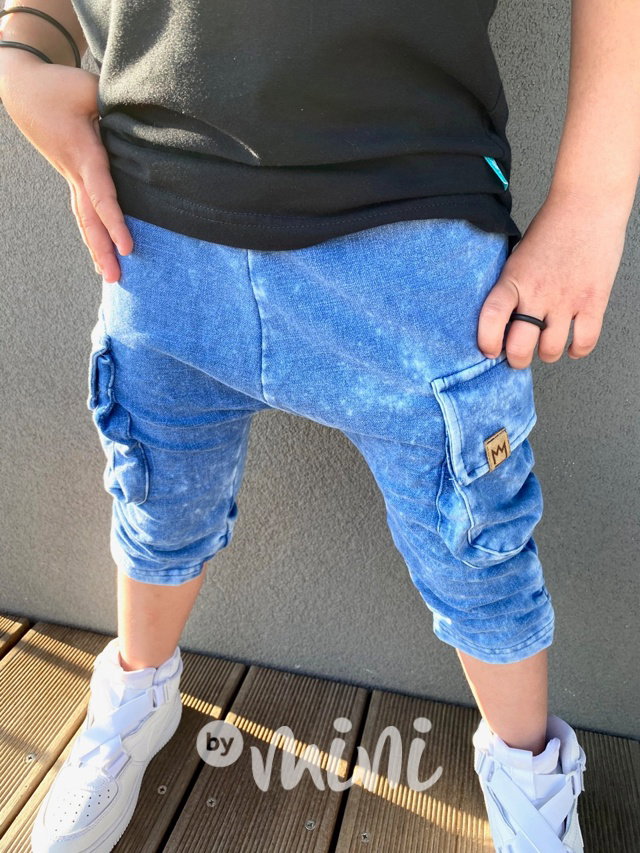 Jeans shorts baggy kapsáče