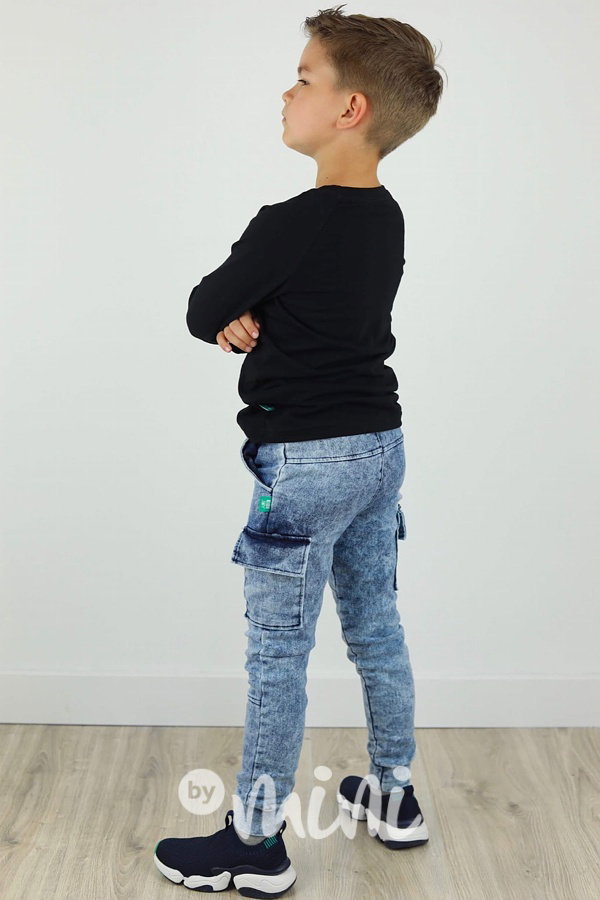 Slim jeans ice blue s kapsami