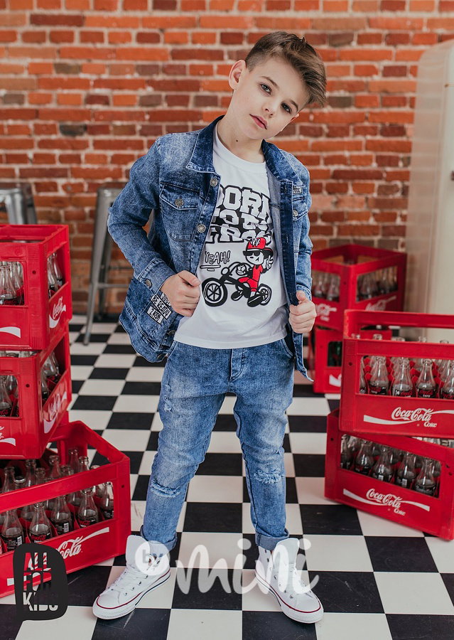 Jeans bunda modrá - All for kids