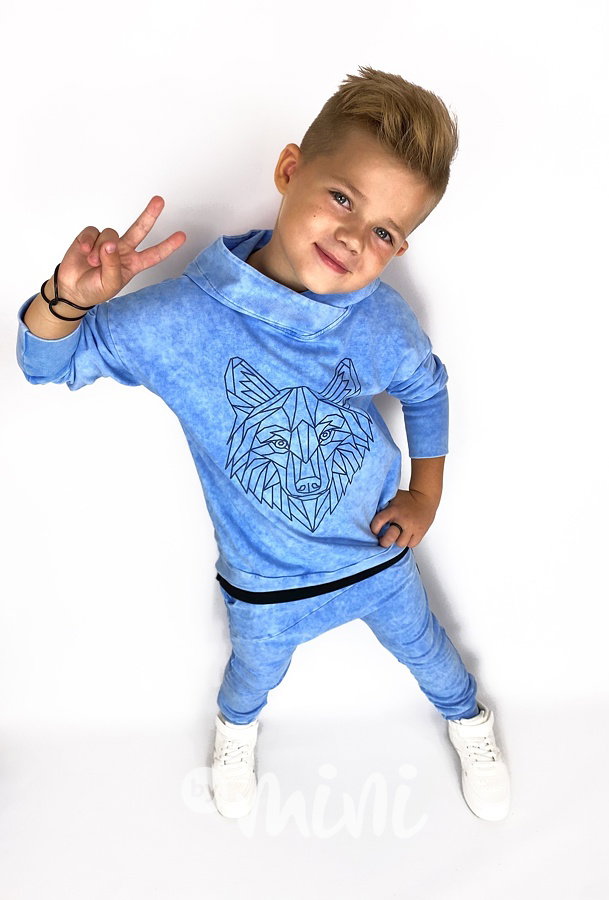 DESPACITO BAGGY ACID WASH BLUE