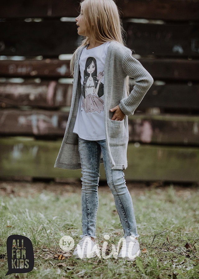 Acid wash blue jeansy s prošitím *by AFK*