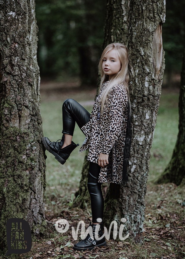 Long košile leopard s tylem *by AFK*