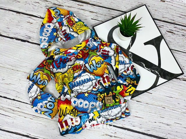 Comics cool chlapecká mikina