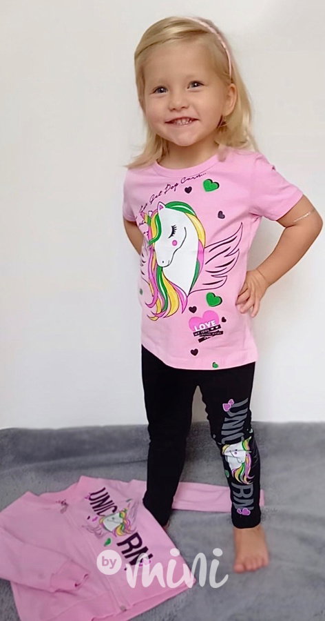 3pcs Unicorn souprava - pink