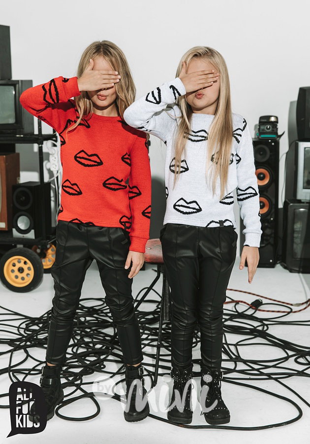 Kiss dívčí svetřík - off white