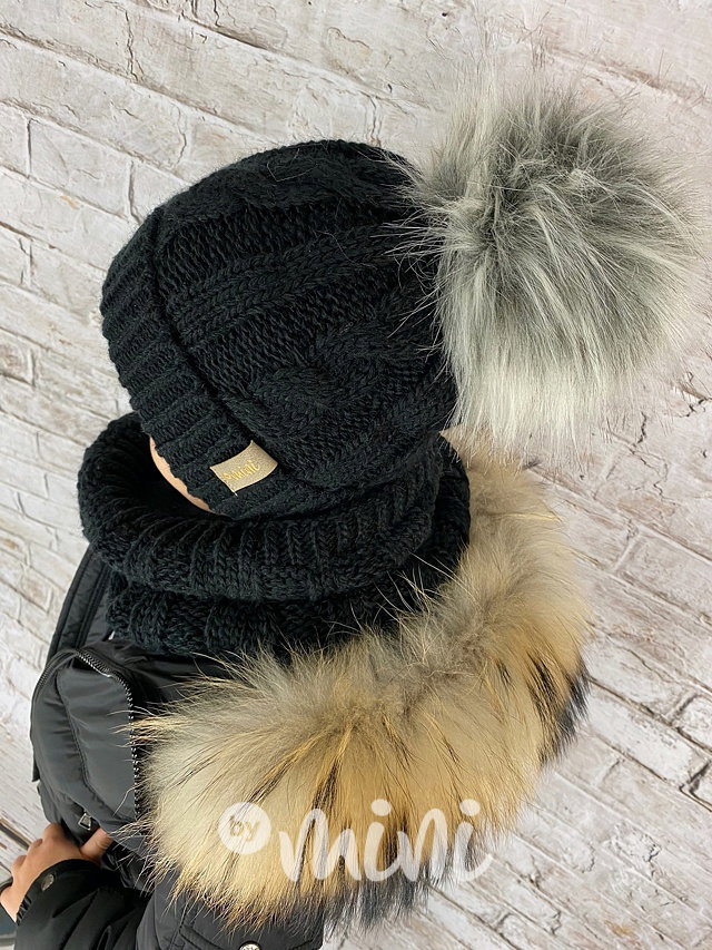 SUPER TERMO kulich + maxi nákrčník BLACK