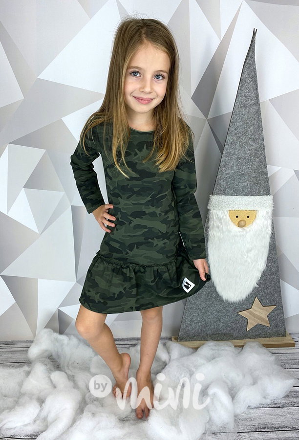 Army GOLD wings dětské šaty
