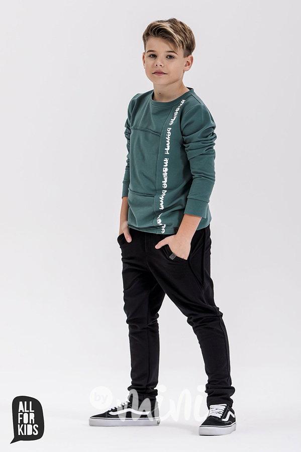 Black basic pants chlapecké kalhoty  *by AFK*