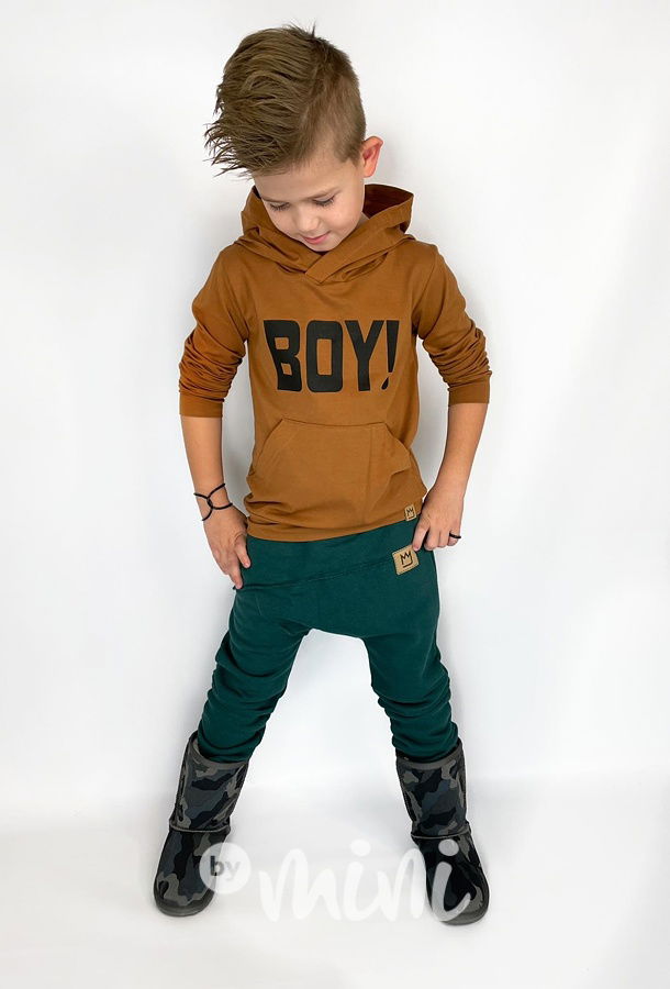 Chlapecké baggy tepláky zelené