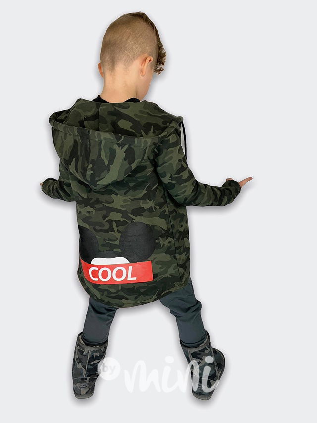 Army COOL dlouhá flísová mikina