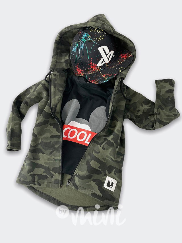 Army COOL dlouhá flísová mikina