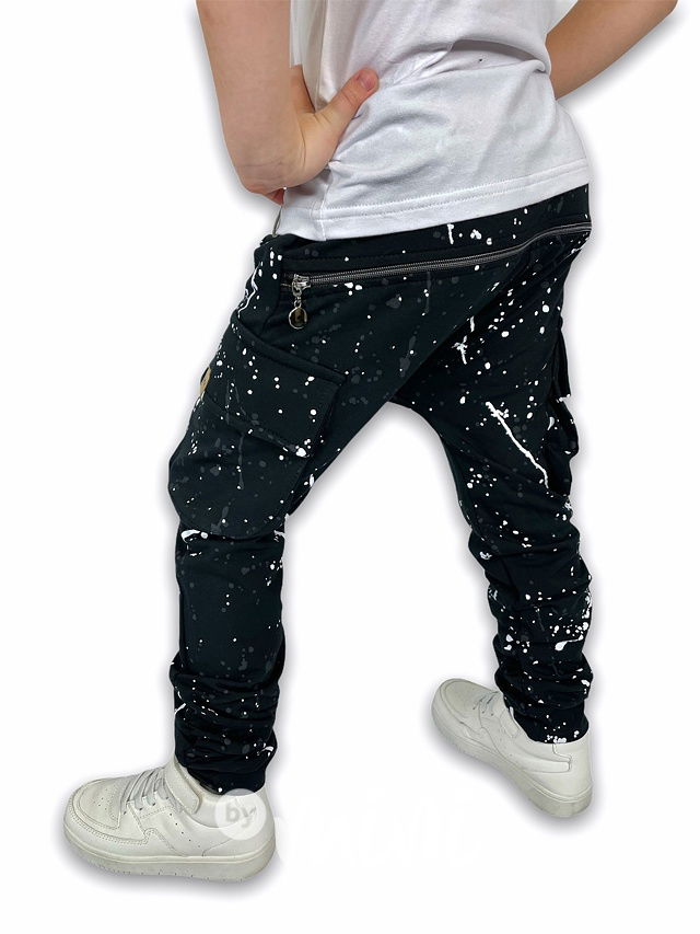 Dirty chlapecké baggy kapsáče zip - black